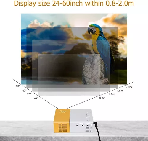 Mini Proyector LED Portátil – ¡Tu Cine de Bolsillo!