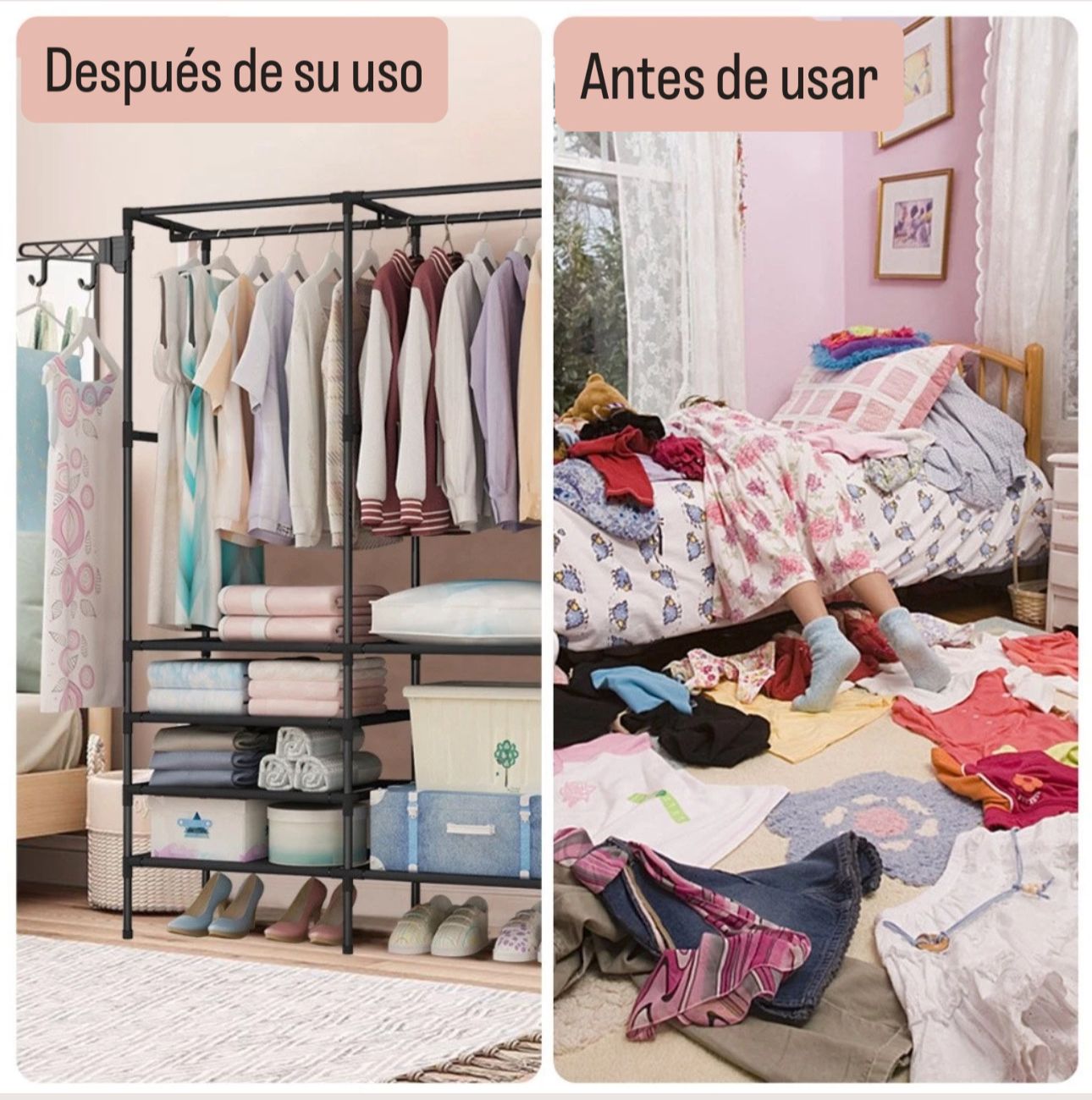 🧺 Organizador de Ropa Multifuncional – ¡Convierte el desorden en orden con estilo!