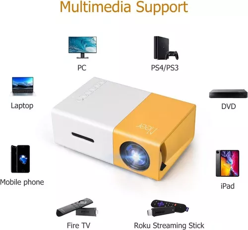 Mini Proyector LED Portátil – ¡Tu Cine de Bolsillo!